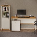 Ver imagem 7 de Conjunto Escritório Mesa Armário Gaveteiro Berlin - Vianossa