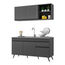 Ver imagem 3 de Armário de Cozinha Compacta Veneza Multimóveis MP2079.895 Preto