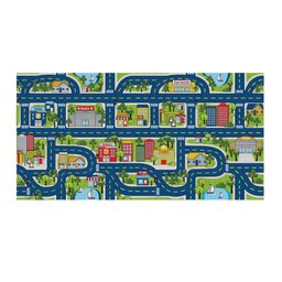 Tapete Brisa Infantil Rolo 1,3m X 15m Pista Kapazi - 5