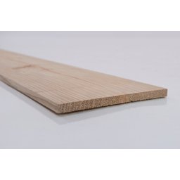 Tábua Aplainada Prateleira/artesanato de Pinus Tratado com Nós 28x1,8x290 Centímetros - Natural Únic - 2