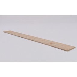 Tábua Aplainada Prateleira/artesanato de Pinus Tratado com Nós 28x1,8x290 Centímetros - Natural Únic - 1