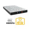 Colchão Viúva Aloa de Espuma Semi Ortopédica Extra Firme D28 Preto 17x128x188 Suporta Até 80kg - 3
