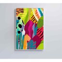 Ver imagem 4 de Quadro Pintura Aquarela Tropical 2 60x40 Cm Vidro Impresso