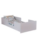 Ver imagem 2 de Cama Baixa Montessoriana Solteiro com Colchão Móvel Seguro para Transição Berço