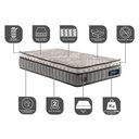 Ver imagem 7 de Colchão Solteiro CAMA INBOX Molas Ensacadas Euro Pillow 88x188x31 Cama inBox Frost ThermoGel