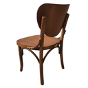Ver imagem 4 de Cadeira Thais Madeira Maciça Gourmet Restaurante Cafeteria Castanho Mogno