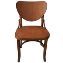 Ver imagem 1 de Cadeira Thais Madeira Maciça Gourmet Restaurante Cafeteria Castanho Mogno