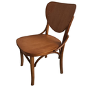 Ver imagem 5 de Cadeira Thais Madeira Maciça Gourmet Restaurante Cafeteria Castanho Mogno