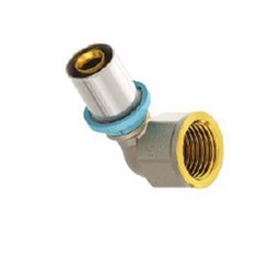 Cotovelo Fêmea para Água 26mm X 3/4 Lbp- Prensar Emmeti - 3