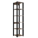 Ver imagem 1 de Estante Livreiro 183cm 05 Prateleiras Preto Montana Proddy Preto Montana