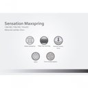 Ver imagem 3 de Conjunto: Box + Colchão Herval Sensation Molas Maxspring King Size 193x203x77