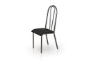 Ver imagem 3 de Conjunto Mesa Tampo de Vidro Preto 80x80 Lizandra com 4 Cadeiras Craqueado