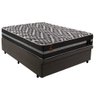 Cama Box Baú com Colchão Casal Molas Ensacadas Chicago Firme Fortezza 138x188 Fortezza Colchões - 3