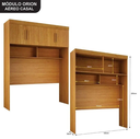 Ver imagem 6 de Dormitório Modulado Casal Orion 100% MDF Cinamomo - Leifer