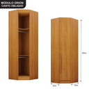 Ver imagem 4 de Dormitório Modulado Casal Orion 100% MDF Cinamomo - Leifer