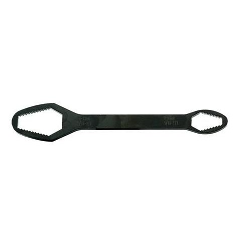 Chave de Boca Torx Fixa Auto-aperto Universal 5-23mm Cabeca Dupla Preto