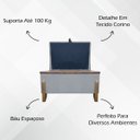 Ver imagem 3 de Puff Recamier Versallies Boucle 50 Cm Cores