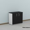Armário para Escritório Baixo 2 Portas com Chave - 19