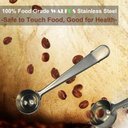 Ver imagem 3 de Colher de Café em Aço Inoxidável com Saco Walfos, Presilha de Vedação Colher Medidora de Chá