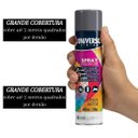 Ver imagem 7 de Tinta Spray 400ml Cinza Grafite Uso Geral em Aço Ferro Gesso Cerâmica Couro | Universo | Kit 05 Un