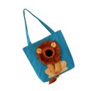 Ver imagem 1 de Bolsa Transporte Gato Cachorro Pet Animal Estimacao Estampa Leao Passeio Ombro Caminhada Viagem