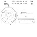Ver imagem 2 de Spa Redondo Madrid em Acrílico