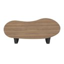 Ver mais imagens de Escrivaninha Mesa Escritório Diretor Organic Curva com 2 Gavetas 200cm Marrom Artany