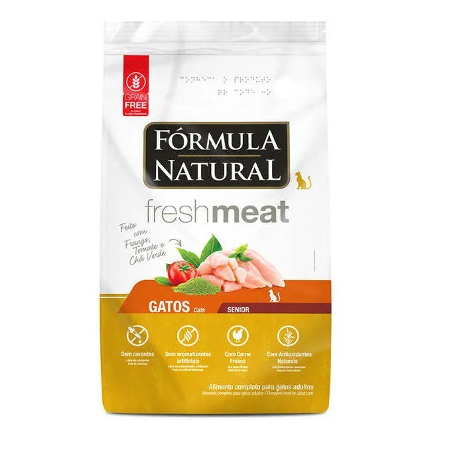 Ração Fórmula Natural Fresh Meat Gatos Sênior 7 Kg - 1