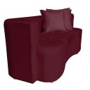 Ver imagem 3 de Divã Recamier Luxo Decorativo Primor 155 Bordo