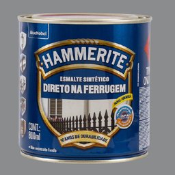 Esmalte Sintético Antiferrugem Hammerite 800ml Prata Coral - 1