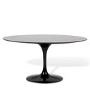 Ver imagem 1 de Mesa de Jantar Tulipa Oval 198x122cm Laqueada Preto