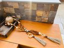 Ver imagem 5 de Colar Decorativo Grande Gigante Tearte Decor para Mesa 1,76 Tais