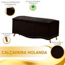 Ver imagem 4 de Calçadeira Sapateira Baú Holanda 195cm de Largura Sintético Star Confort Tabaco
