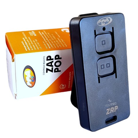 03 Controles Portão Ppa Zap Pop 433,92mhz 2 Botões Original