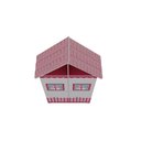 Ver imagem 4 de Casinha 2p Roupeiro C/pés Cor:pink Ploc e Branco
