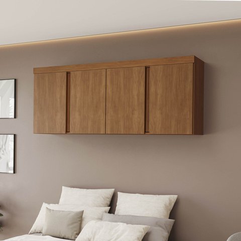 Ponte Modular 4 Portas Arani CabeCasa MadeiraOriginals Marrom/Cinamomo