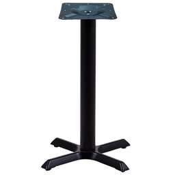 Mesa Ômega em Ferro Preto Pintura Eletrostática 74 cm (Altura) com Tampo em MDP Quadrado 60 cm Cor P - 4 Mesa Ômega em Ferro Preto Pintura Eletrostática 74 cm (Altura) com Tampo em MDP Quadrado 60 cm Cor P - 4