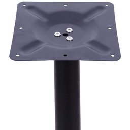 Mesa Ômega em Ferro Preto Pintura Eletrostática 74 cm (Altura) com Tampo em MDP Quadrado 60 cm Cor P - 5 Mesa Ômega em Ferro Preto Pintura Eletrostática 74 cm (Altura) com Tampo em MDP Quadrado 60 cm Cor P - 5