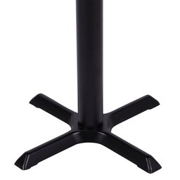 Mesa Ômega em Ferro Preto Pintura Eletrostática 74 cm (Altura) com Tampo em MDP Quadrado 60 cm Cor P - 2 Mesa Ômega em Ferro Preto Pintura Eletrostática 74 cm (Altura) com Tampo em MDP Quadrado 60 cm Cor P - 2