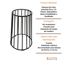 Ver imagem 3 de Base de Mesa Jantar 75 Cm Redonda S/ Tampo Ferro