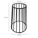 Ver imagem 2 de Base de Mesa Jantar 75 Cm Redonda S/ Tampo Ferro