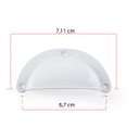 Ver imagem 2 de Puxador Concha Colonial Kit com 8 Unidades: Branco