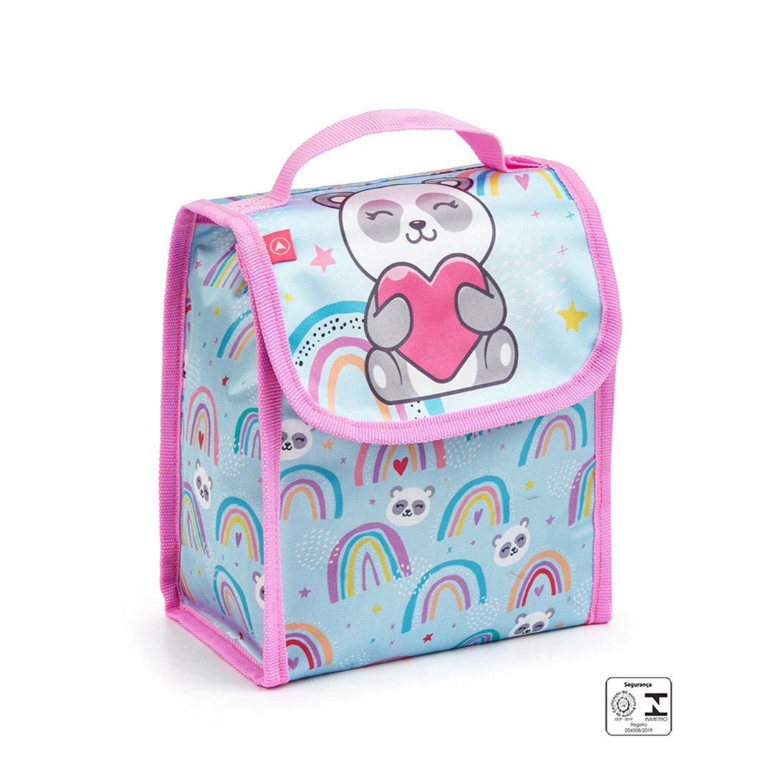 Kit Conjunto Mochila Infantil Menina Zoop Animais Lançamento Seanite Kt41382 Água - 4