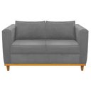 Ver imagem 7 de Kit Sofá 2 Lugares e 2 Poltronas Europa Suede Cinza - Am Decor