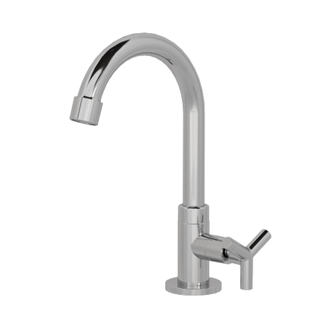 Torneira para Lavatório de Mesa Bica Móvel 1195 C10 Cromado Fani