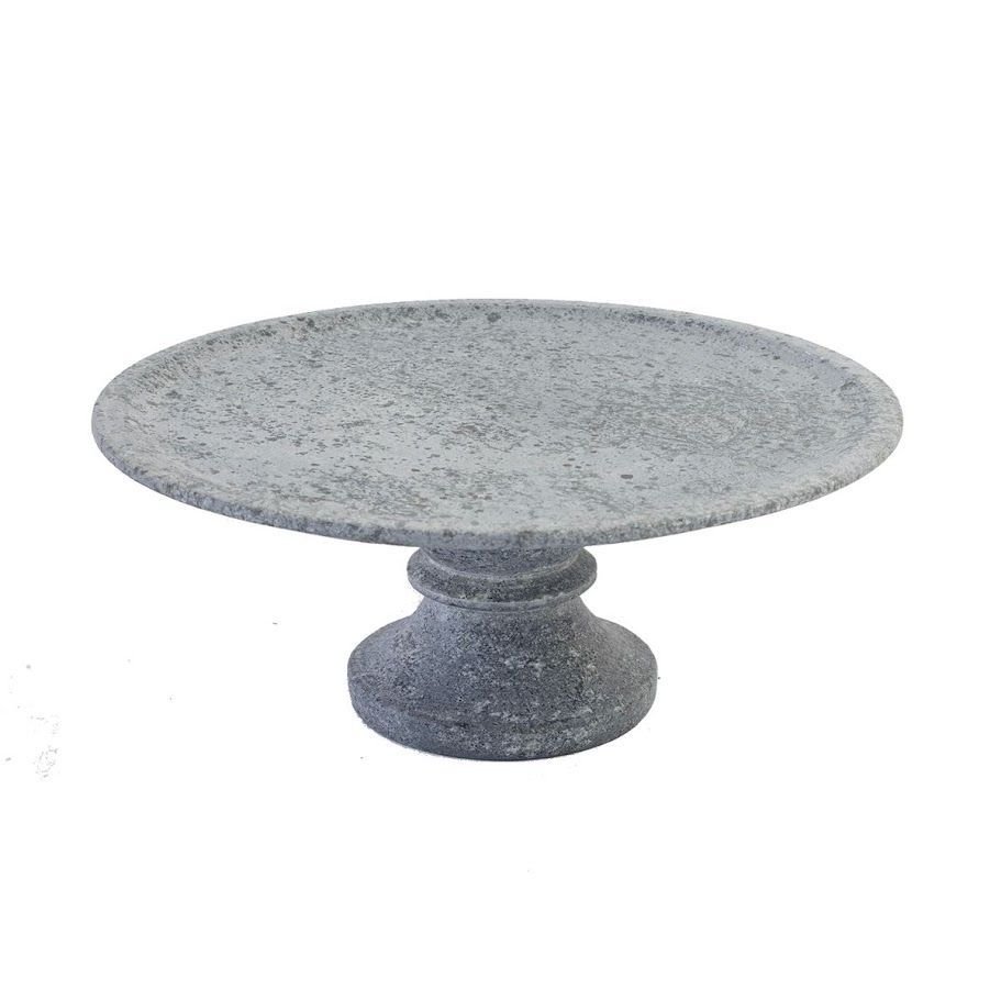 Suporte para Bolo e Tortas em Pedra Sabão com Base 28x14cm
