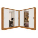Ver imagem 2 de Closet Casal Duplo Dubai 06 Portas 06 Gavetas com Espelho Plus Carioca Móveis