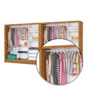 Ver imagem 6 de Closet Casal Duplo Dubai 06 Portas 06 Gavetas com Espelho Plus Carioca Móveis