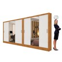 Ver imagem 3 de Closet Casal Duplo Dubai 06 Portas 06 Gavetas com Espelho Plus Carioca Móveis