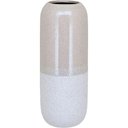 Ver imagem 1 de Vaso Decorativo Enfeite Casa Cerâmica 40x15x15cm Marfim